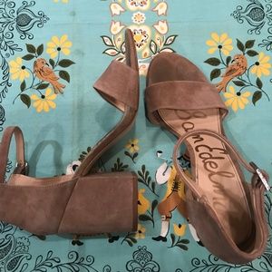 Sam Edelman suede Torrence open toe sandals
